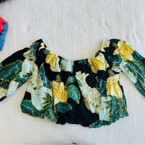 Free People Cold Shoulder Top